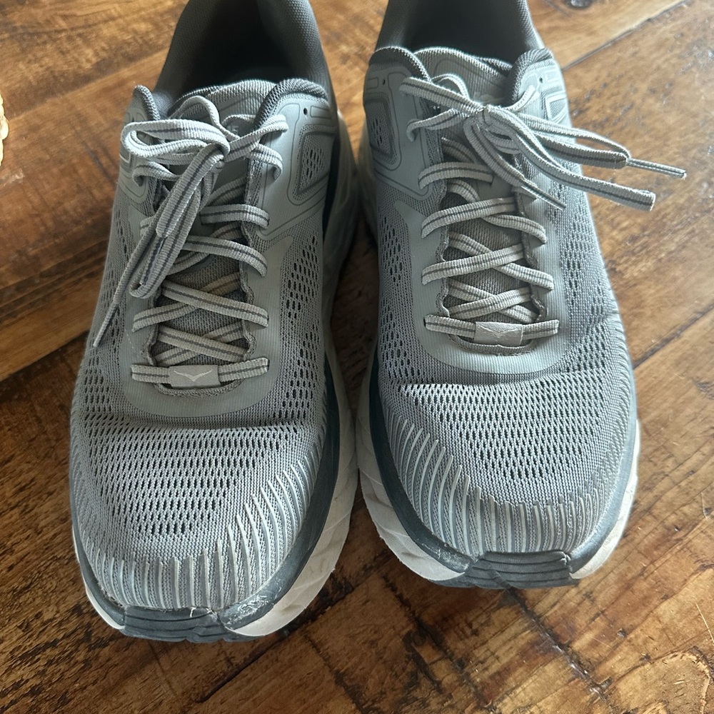 Hoka Men's Charcoal Gray Athletic Shoes